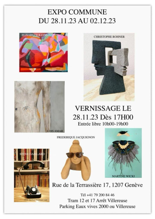 Expo commune du 28 novembre au 2 décembre 2023