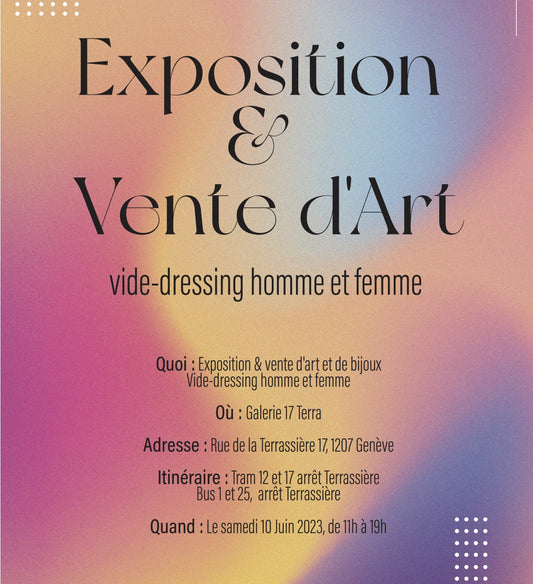 Exposition & Vente d'Art - Samedi 10 juin