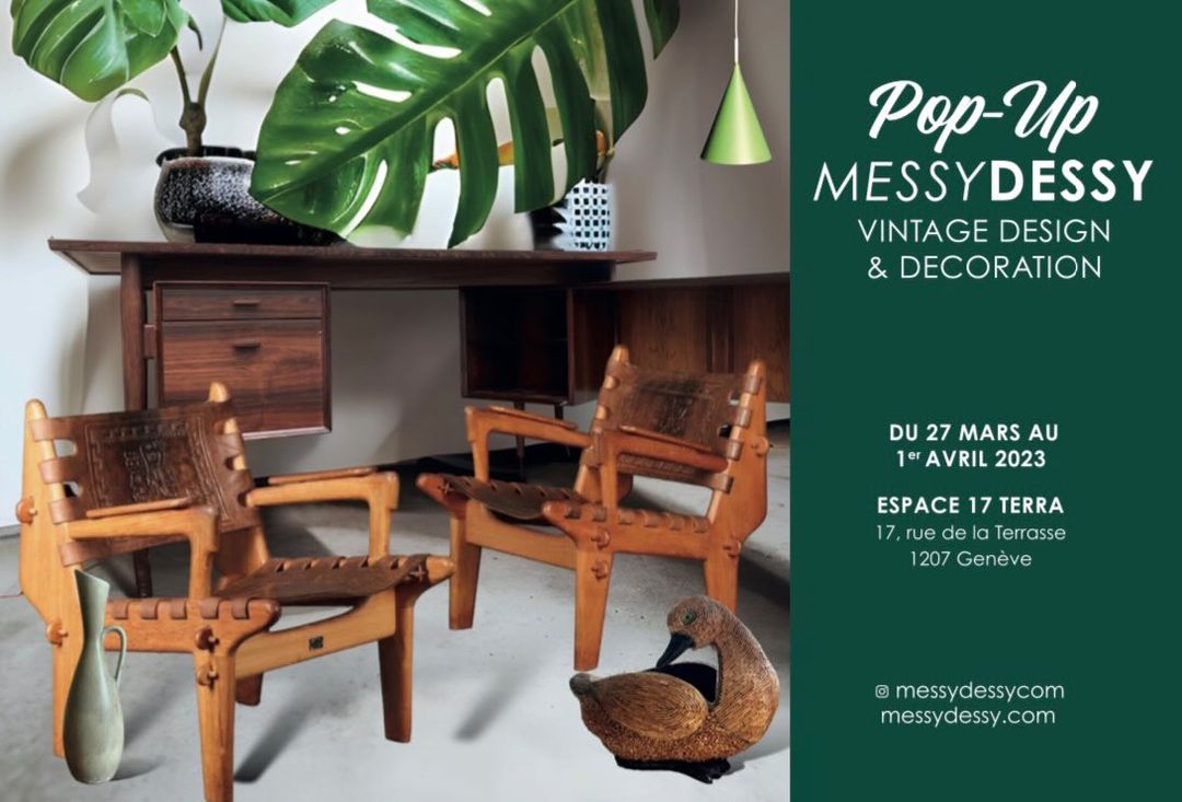 MessyDessy design contemporain et objets uniques du 27 mars au 1er avril.