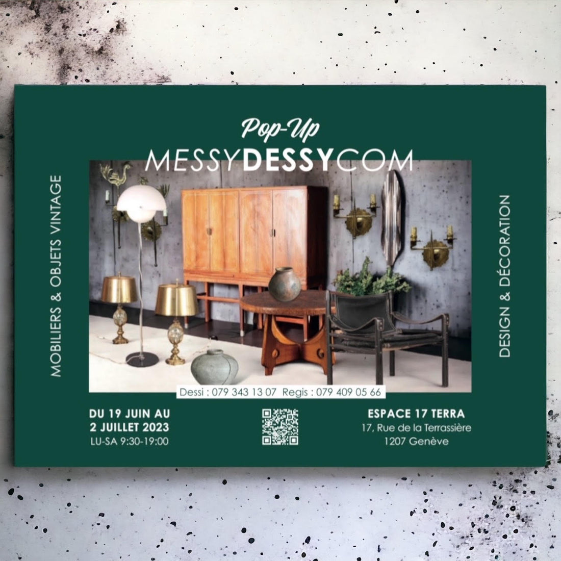 MessyDessy design contemporain et objets uniques du 19 juin au 1er Juillet
